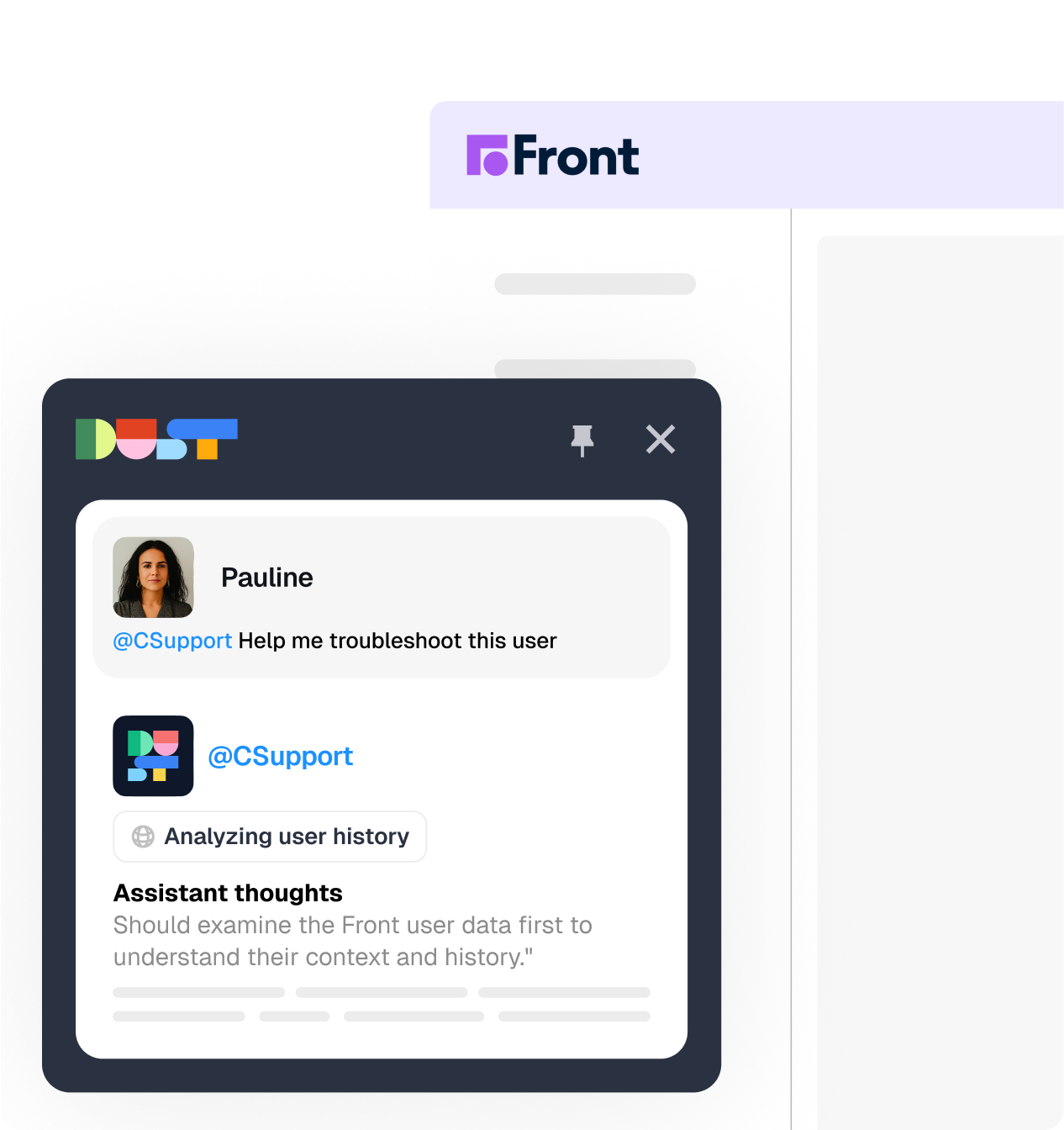 Support teams Features